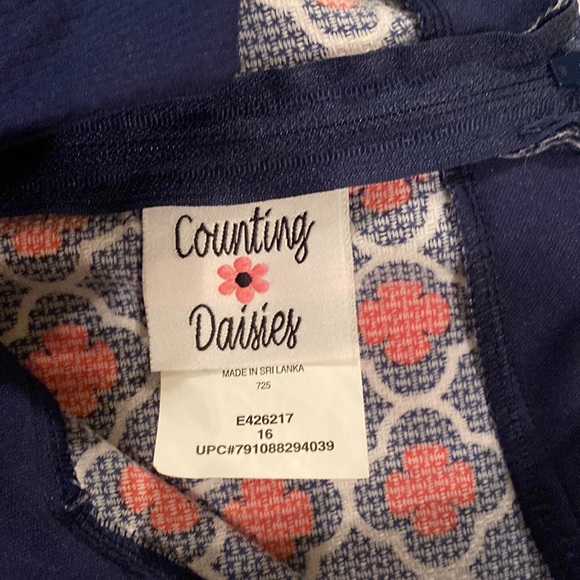 Girls Counting Daisies Dress Size 16 Like New - Picture 6 of 7